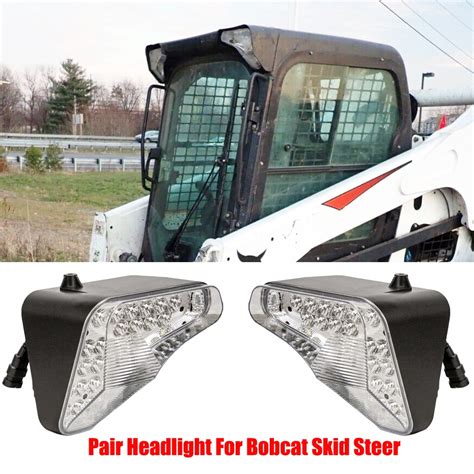 skid steer lighting|bobcat skid steer led headlights.